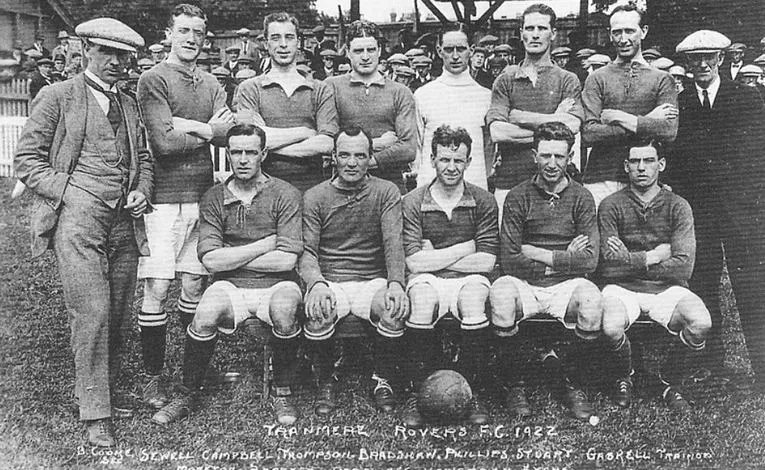 Đội hình Tranmere Rovers năm 1922 - hình ảnh lịch sử của Super White Army