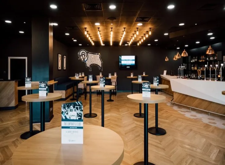 Khu vực dịch vụ hospitality sang trọng tại Pride Park