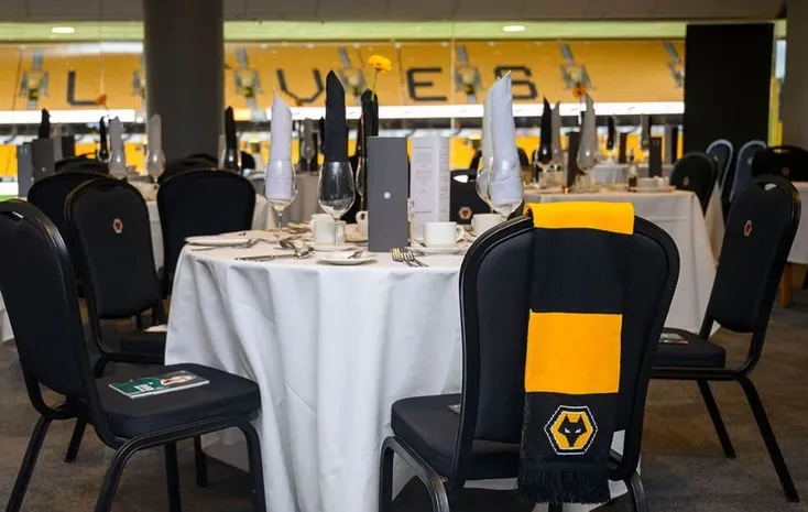 Khu vực Hospitality sang trọng tại sân vận động Molineux