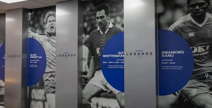 Khu vực Hospitality tại Fratton Park