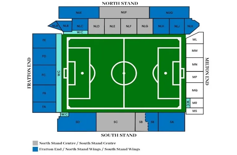 Sơ đồ chỗ ngồi sân Fratton Park