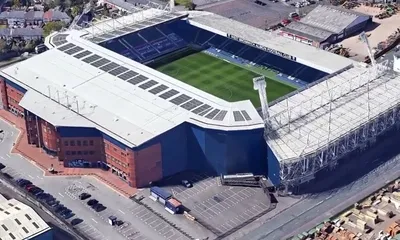 Toàn cảnh sân vận động The Hawthorns nhìn từ trên cao, biểu tượng của West Bromwich Albion